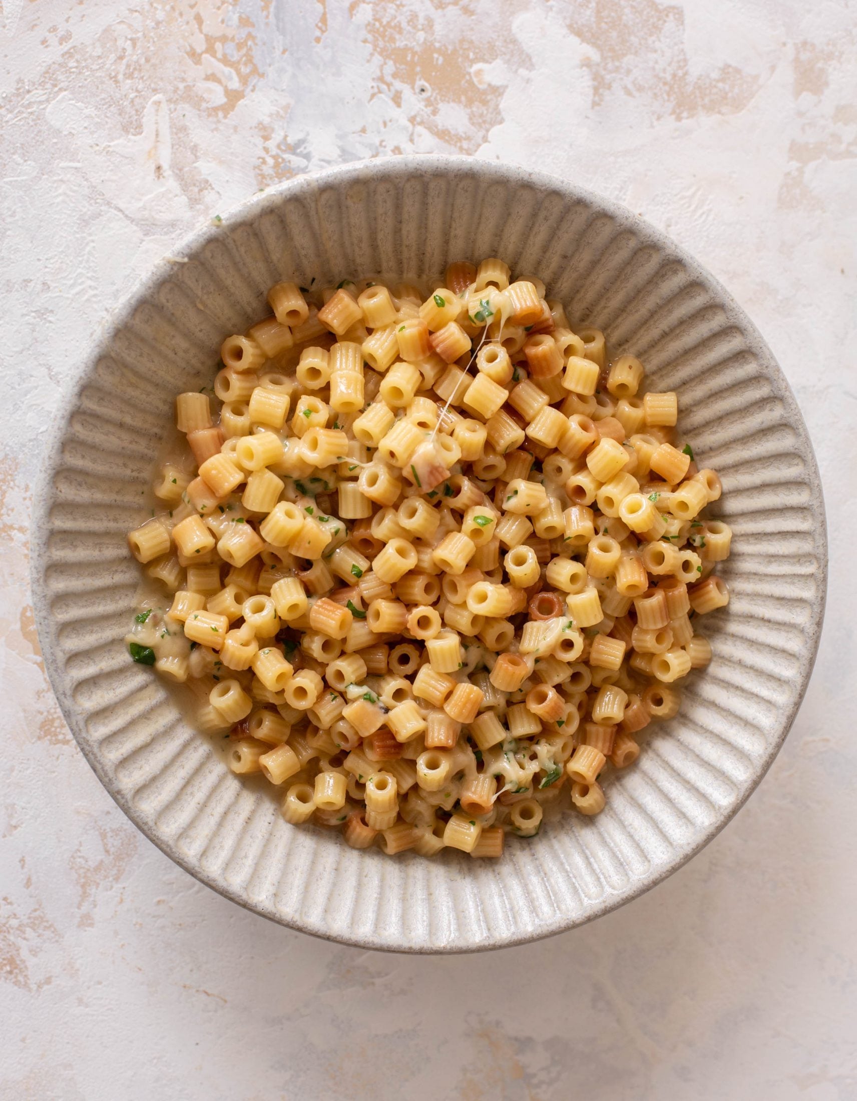 15 minute garlic parmesan pasta