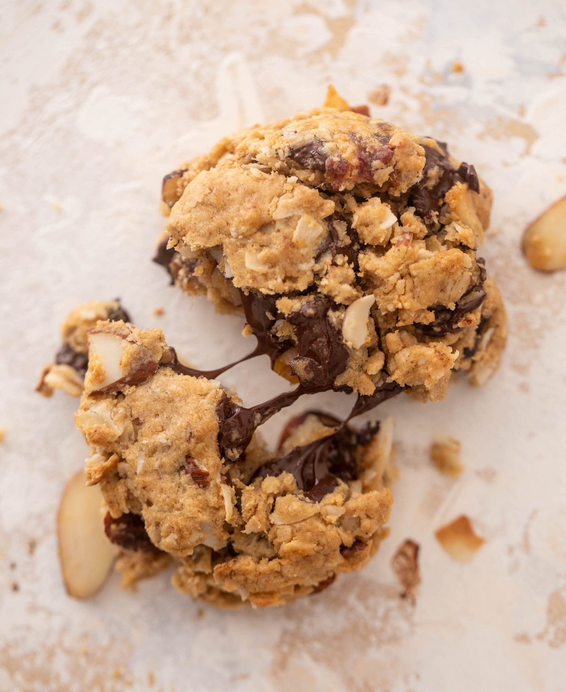 chocolate peanut butter breakfast cookies