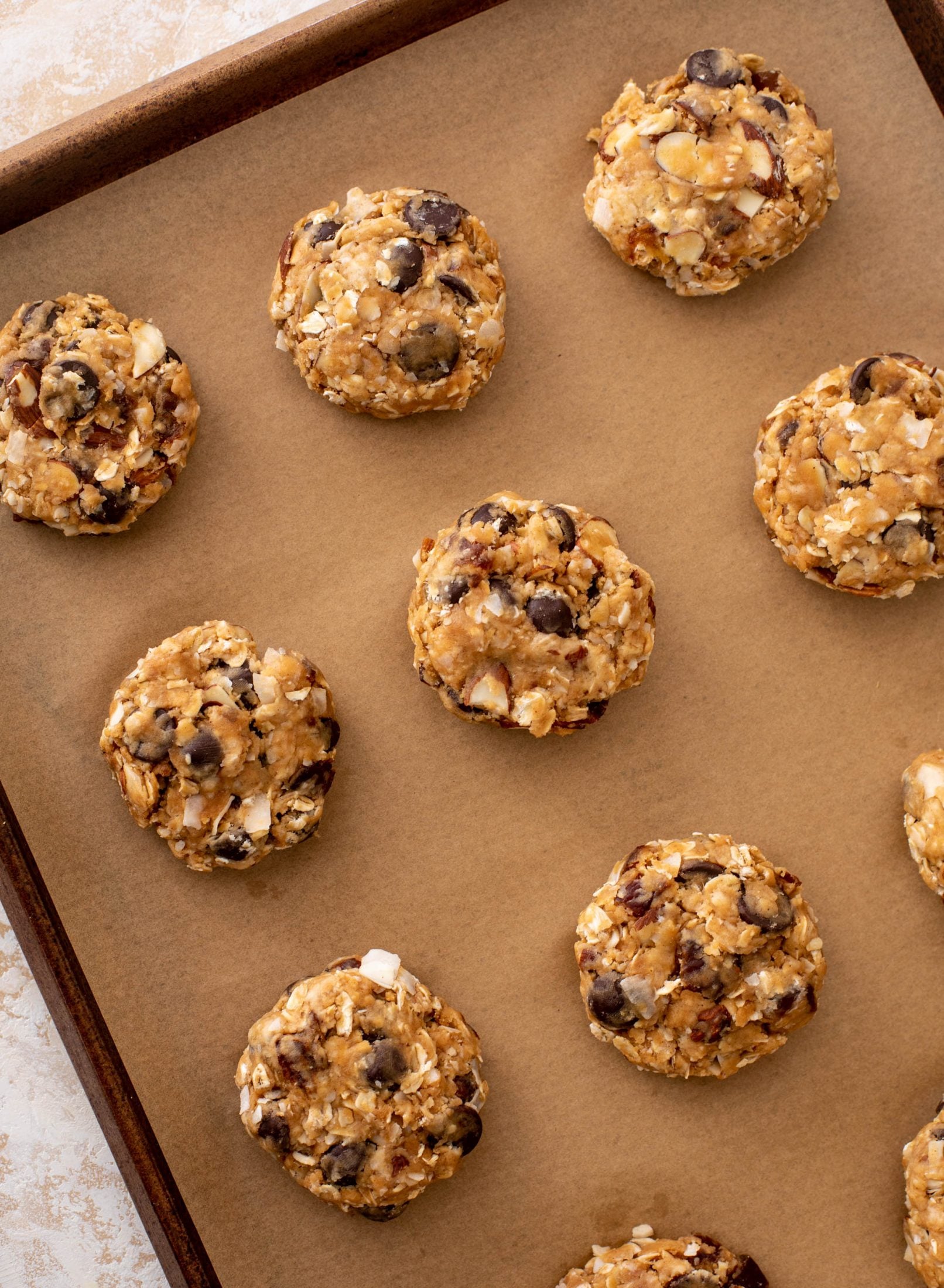 chocolate peanut butter breakfast cookies