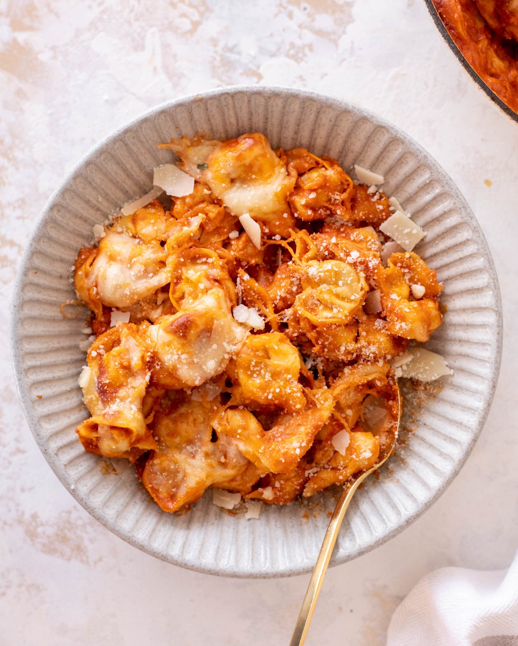 vodka sauce baked tortellini